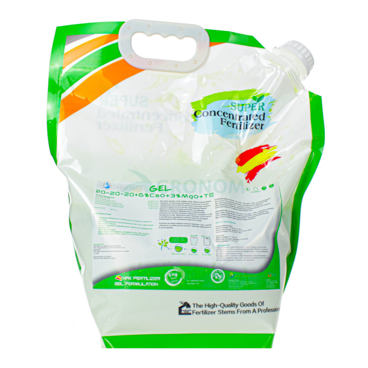 Добриво Солденсо Гель | Soldenso Gel NPK 20-20-20+6CaO +3MgO Orange Іспанія 5 кг